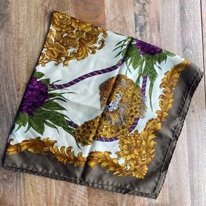 Salvatore Ferragamo 100% silk scarf